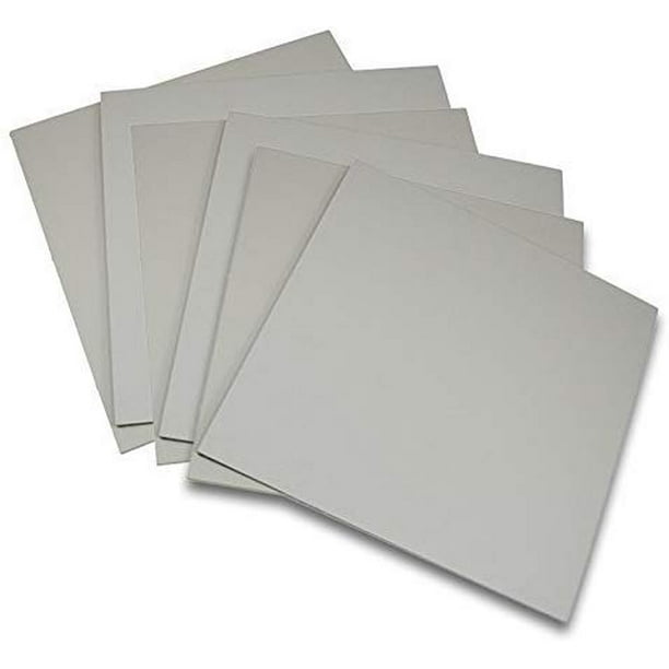 Battleship Gray traditional Carving Printing Studio 6 Pack of Firm Sheets Unmounted Artist Printmaking art tool set 12 x 12
